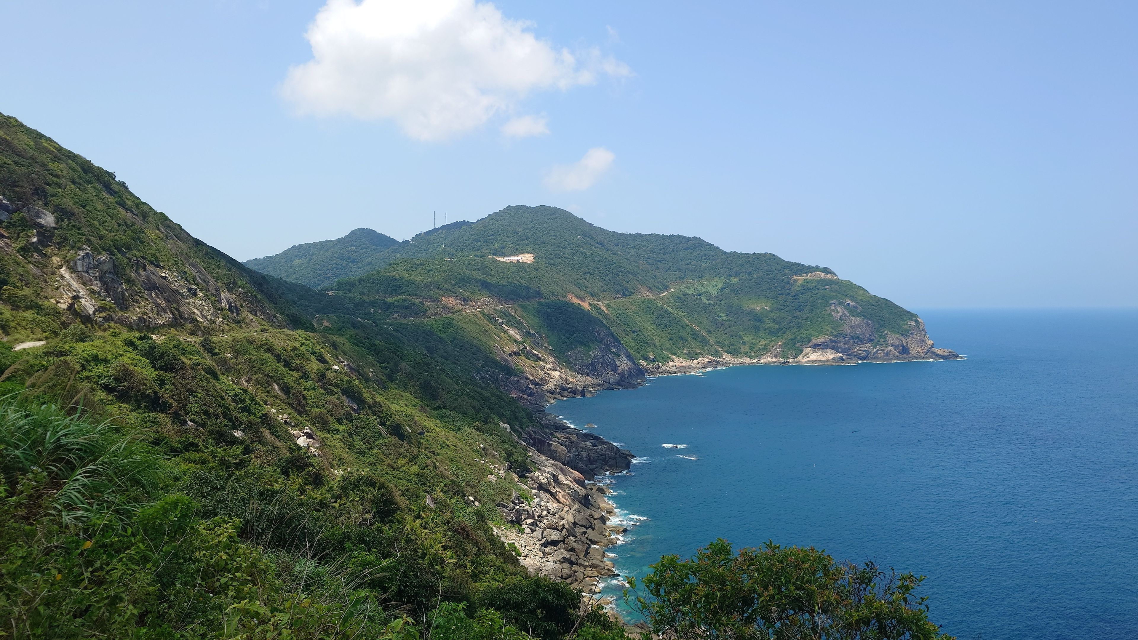 灯台(Đèn Biển Cù Lao Chàm)付近からの絶景