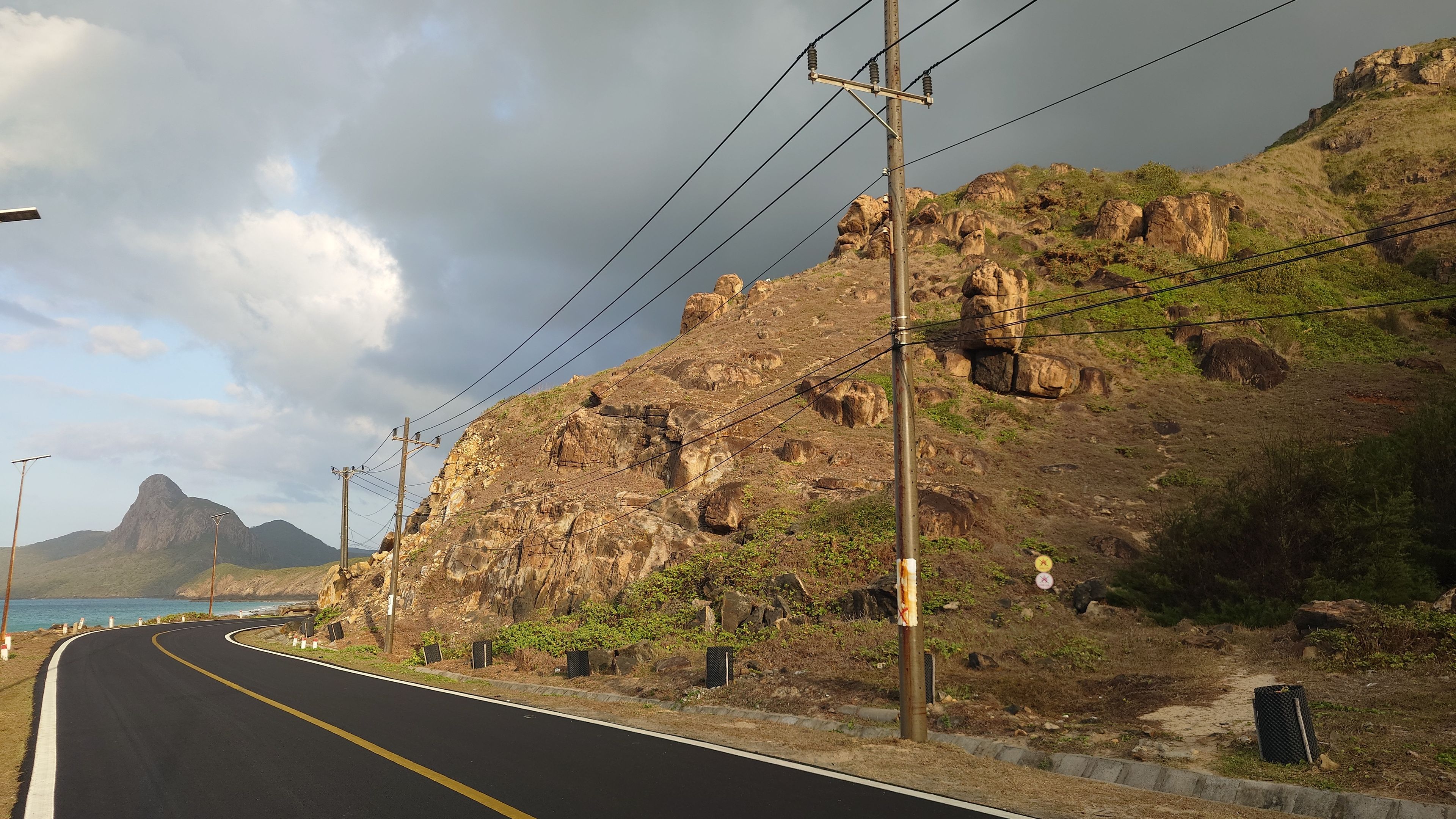 Panoramic view from the hill behind Bai Nhat beach
