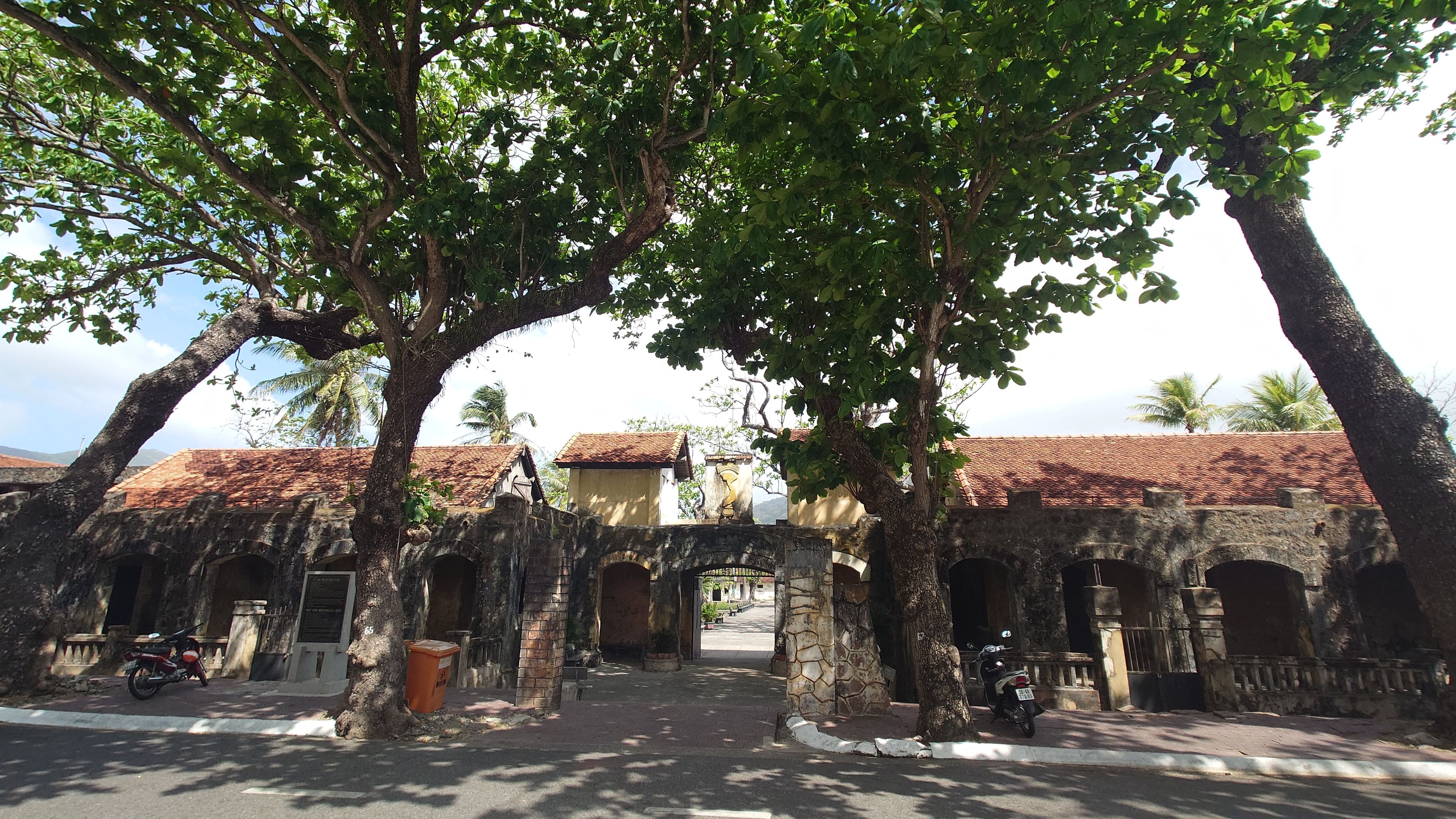 Remains of the prison interior. The heavy atmosphere of those days still lingers