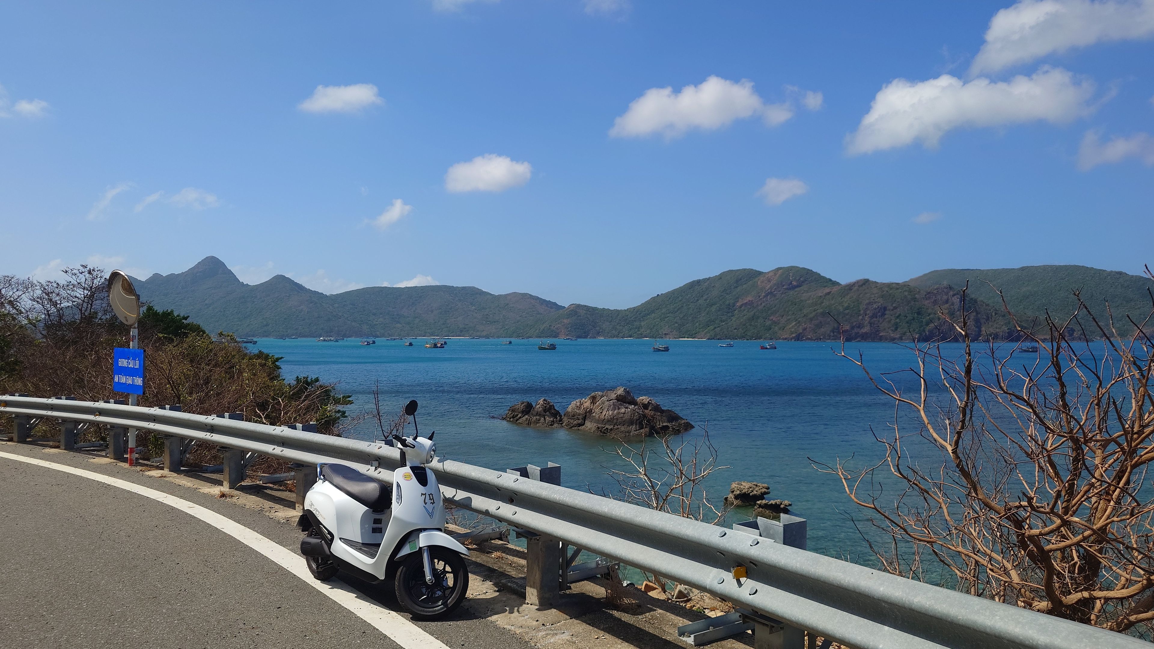 A free motorbike experience where you can feel Con Dao's nature with your skin