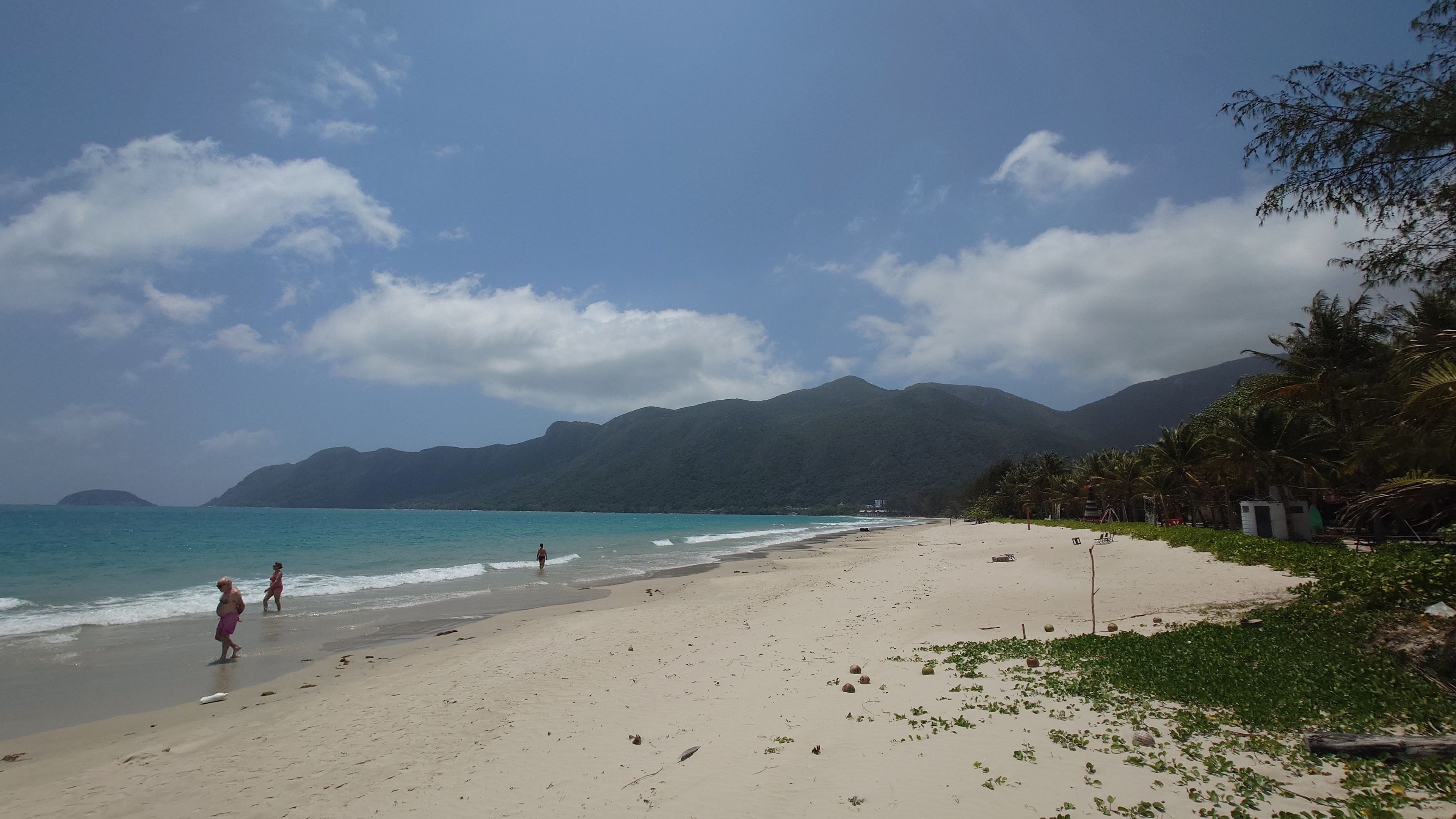 アンハイ・ビーチ付近