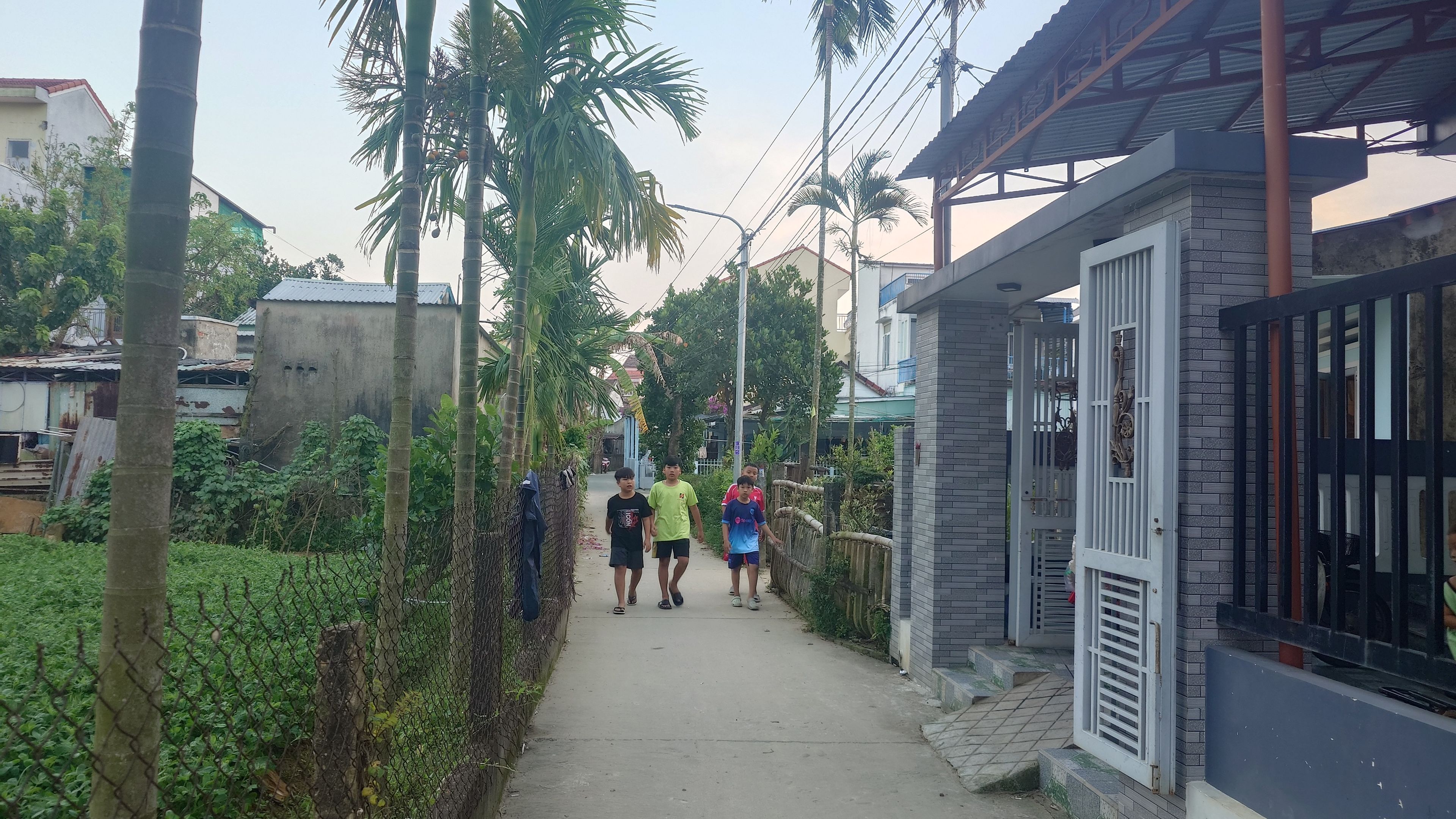 カムナム島のローカルな道