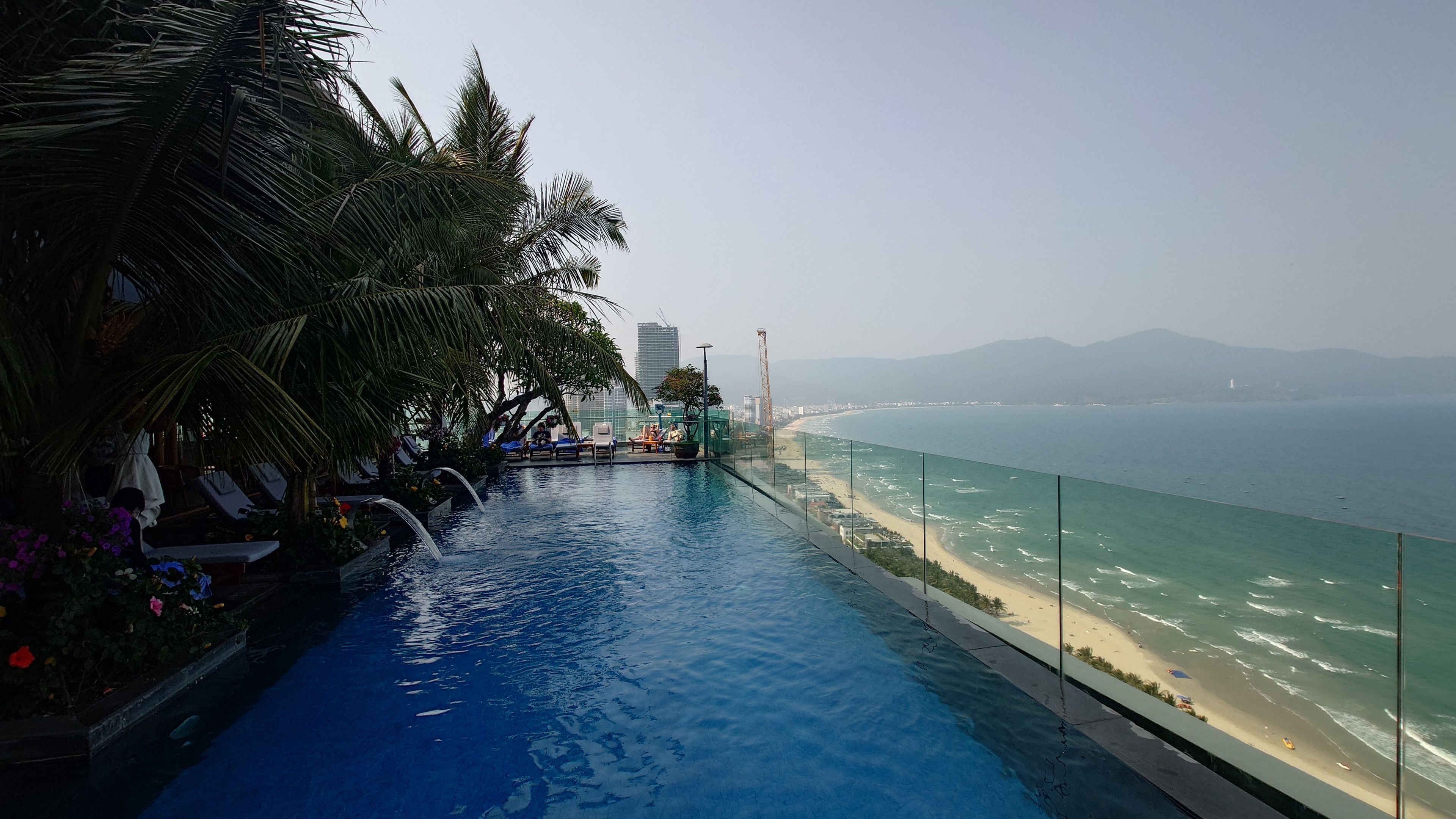 Rooftop infinity pool