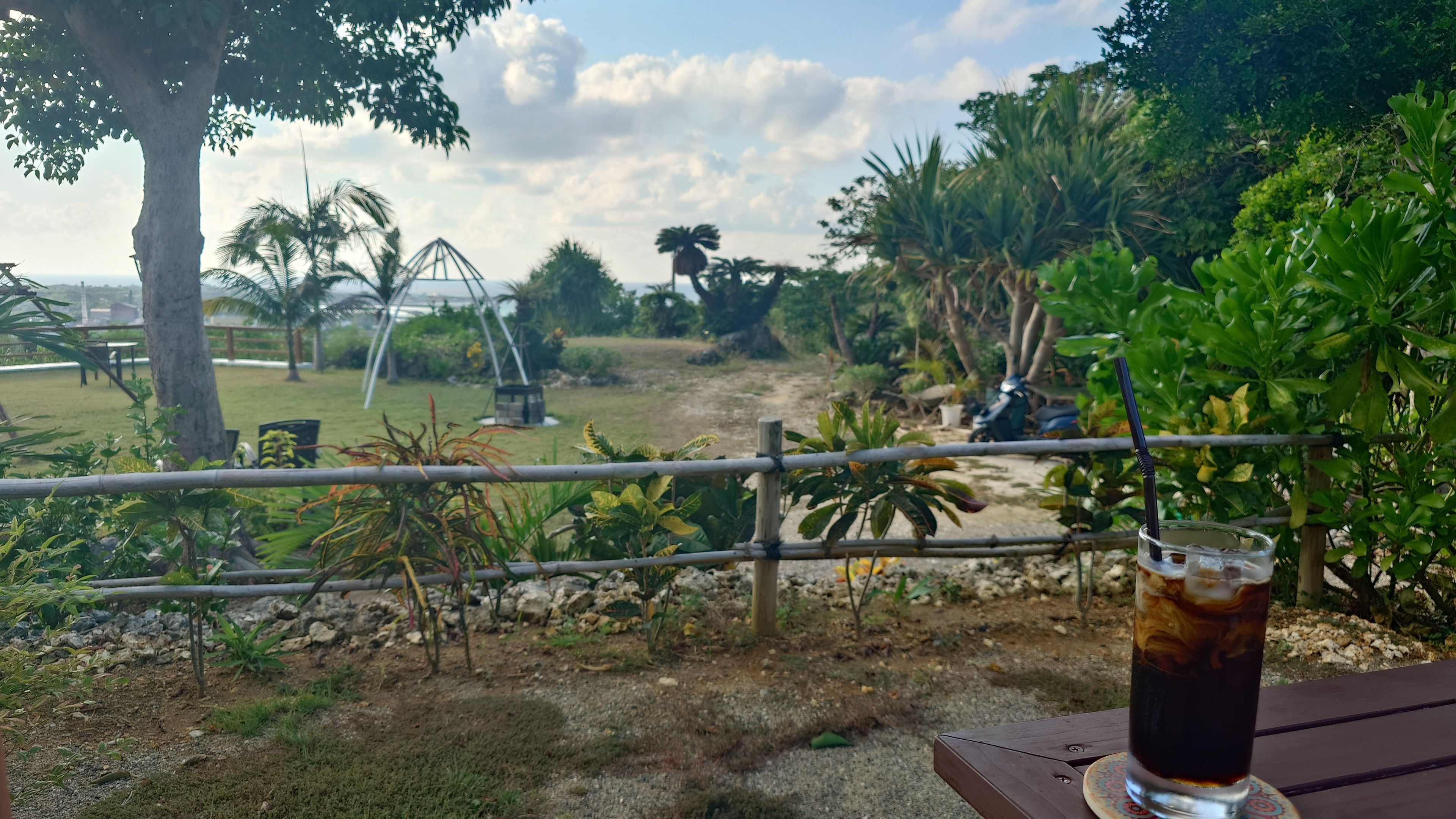 サンヒルズふぶ舎併設のカフェテラス